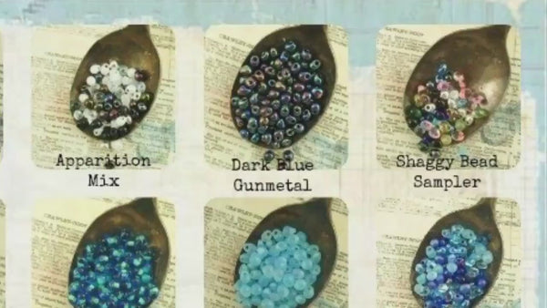 Miyuki DPF-29 Sky Blue Lined Sapphire Drop Seed Beads